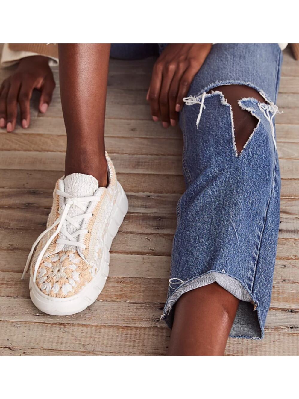 Free People Womens Catch Me If You Can Sneaker Multicolor Size 38 US 8